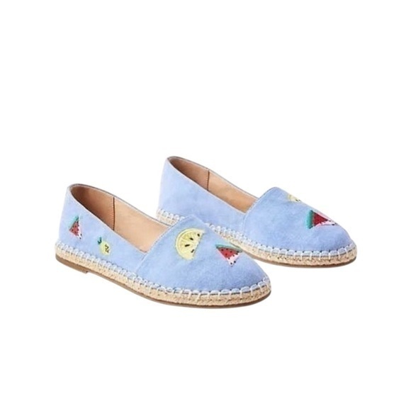 LOFT Fruit Embroidered Espadrille Flats - Picture 1 of 11